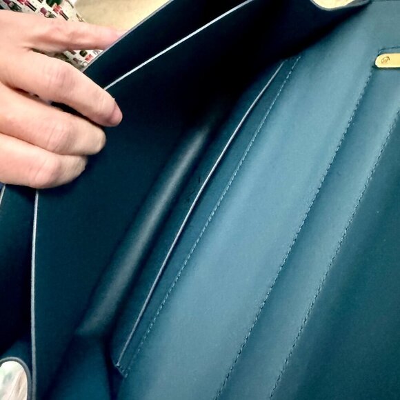 ZAC Zac Posen Earthette Leather Chain Link Bag NWT - Picture 9 of 11